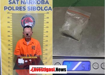 Penangkapan Pelaku Tindak Pidana Narkotika oleh Sat Resnarkoba di Sibolga