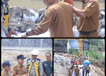 Tinjauan Pembangunan Laydam Sungai Batang Lembang oleh Wako Solok