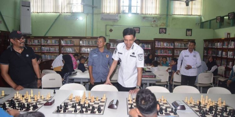 Wali Kota Kunjungi Sekolah Catur Percasi di Kota Sawahlunto
