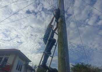 Wujudkan Koneksi Optimal, Pemeliharaan Jaringan FO di Tanjung Gadang Kiliranjao