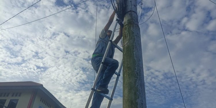 Wujudkan Koneksi Optimal, Pemeliharaan Jaringan FO di Tanjung Gadang Kiliranjao