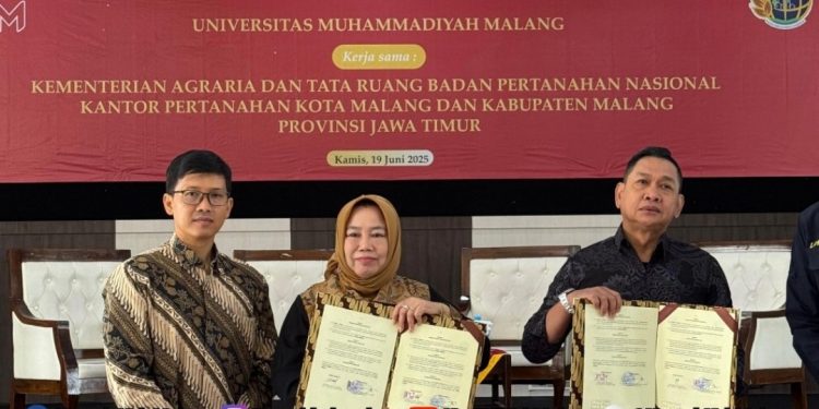 Kolaborasi Strategis Kantah Kabupaten dan Kota Malang Teken MoU dengan UMM dan Gelar Pembekalan PMM