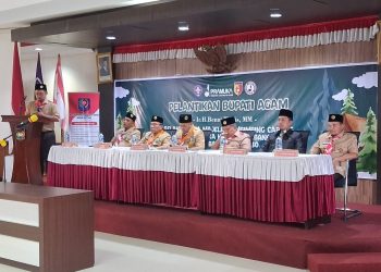 Ketua DPRD Hadiri Pelantikan Bupati Agam Sebagai Ketua Mabicab Pramuka Agam