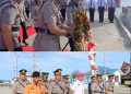 Kapolres Kepulauan Mentawai Pimpin Upacara Tabur Bunga HUT Bhayangkara ke-79