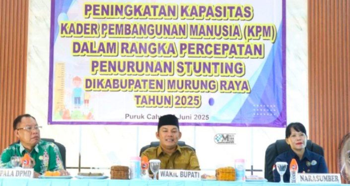Perangi Stunting dari Akar Rumput, Pemda Murung Raya Latih Kader Desa