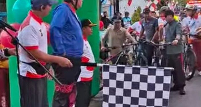 Dukungan Pemkab Pulang Pisau untuk Fun Bike Hari Bhayangkara Ke-79 dengan Antusias Masyarakat