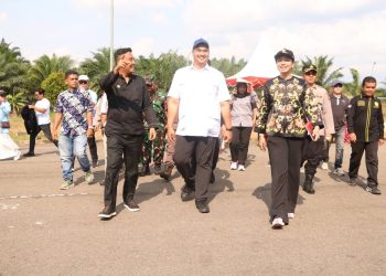 Kunjungan ke Dharmasraya, Menpora Dukung Upaya Bupati Annisa Majukan Olahraga