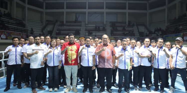 Bupati Asahan Hadir di Kejurda Tinju Seleksi PON XVII 2025