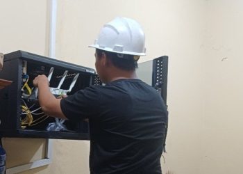 Transformasi Digital Pendidikan Daerah dengan Internet Andal di SMK Negeri 1 Pangkalan Lesung