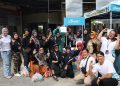 Dorong Pertumbuhan Pelanggan, Meriahkan Senam Ibu-Ibu PKK di Kubang Jaya