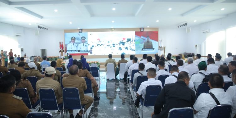 Peluncuran 80000 Koperasi Merah Putih oleh Bupati Asahan