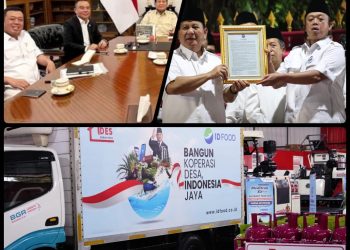 Menteri Nusron Accompany President Prabowo Inaugurate 80000 Red and White Village Cooperatives