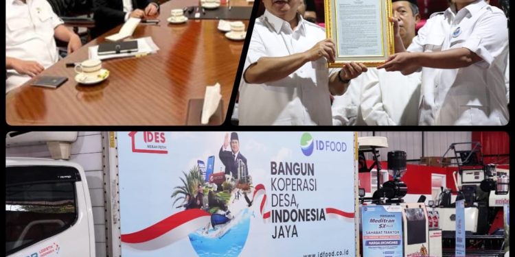 Menteri Nusron Accompany President Prabowo Inaugurate 80000 Red and White Village Cooperatives