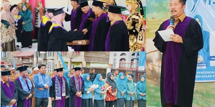 Kegiatan Wisuda Perdana Sekolah Lansia Tangguh S1 dihadiri Bupati Kerinci Monadi