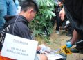 Rekonstruksi Pembunuhan Berencana Honorer SMA oleh Calon Suami di Polres Tulang Bawang 30 Adegan Diperagakan