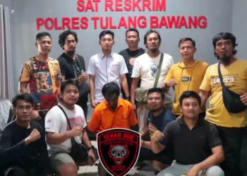 Tega Bunuh dan Cabuli Bocah SD, HR Ditangkap Tim Tekab 308 Polres Tulang Bawang
