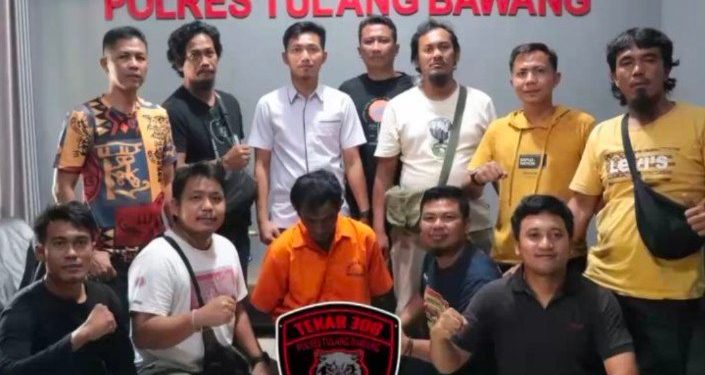 Tega Bunuh dan Cabuli Bocah SD, HR Ditangkap Tim Tekab 308 Polres Tulang Bawang