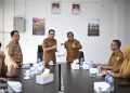 Pisah Sambut di Diskominfo Muba Herryandi Sinulingga Jabat Kadisnakertrans Resmi