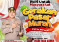 Belanja Hemat di Pasar Murah Polres Karimun di Pasar Puan Maimun, Kamis 14 Agustus 2025
