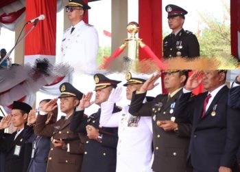 Polres Karimun Sukses Jadi Tuan Rumah Upacara HUT ke-80 RI Memperkuat Semangat Persatuan