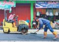 Perbaikan Jalan Nasional, Pemko Padang Mengingatkan Warga untuk Berhati-Hati