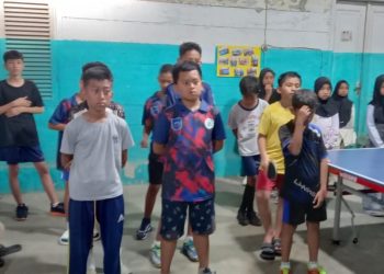 Peningkatan Animo Petenis Meja Pemula, PTMSI Sawahlunto Kewalahan Gedung Berlatih Sempit