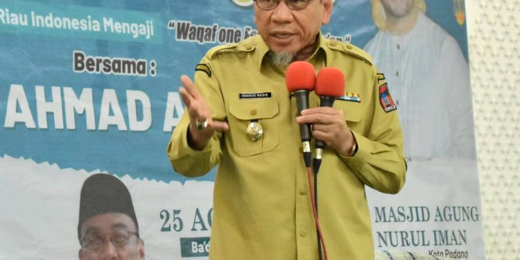 Dakwah Habib Ahmad Al-Habsyi di Padang, Wawako Maigus Nasir Perkenalkan Program Smart Surau