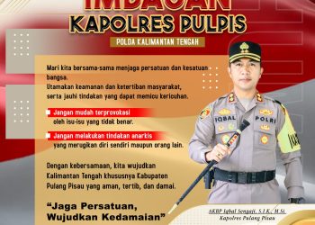 Imbauan Kapolres untuk Warga Pulang Pisau Jaga Persatuan dan Kedamaian