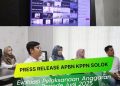 ATR BPN Kantah Kota Solok Hadiri Rilis Pers APBN dan Evaluasi Anggaran Semester I 2025 di KPPN Solok