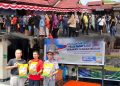 HUT RI ke-80, Polresta Sorong Kota dan Bulog Salurkan 15 Ton Beras Murah