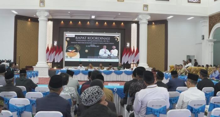 Rapat Koordinasi Persiapan MTQ ke-41 Tingkat Provinsi Sumatera Barat di Bukittinggi