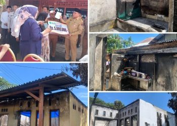 Wawako Maigus Serahkan Bantuan untuk Korban Kebakaran di Lapai