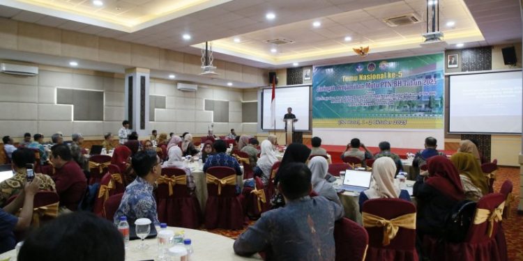 Temu Nasional Jaringan Penjaminan Mutu PTN-BH 2025 di UNP, Bahas Daya Saing dan Inflasi IPK