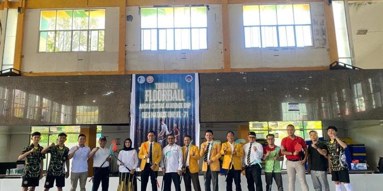 Rektor UNP Gelar Turnamen Floorball dan Tenis Meja Meriahkan Dies Natalis ke-71