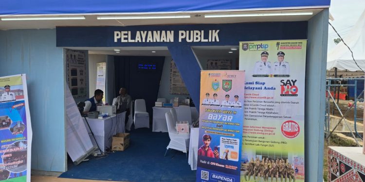 Stand Pemerintah Daerah Asahan Sediakan Pelayanan Publik di PSBD VI 2025