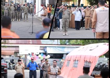 Pimpinan Apel Gabungan Setelah Terjadinya Bencana Alam