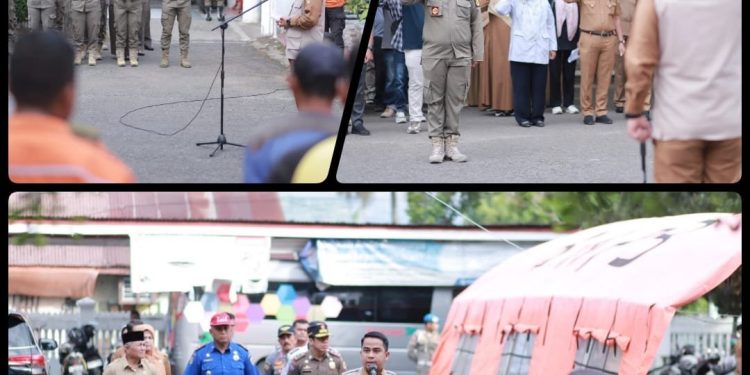 Pimpinan Apel Gabungan Setelah Terjadinya Bencana Alam