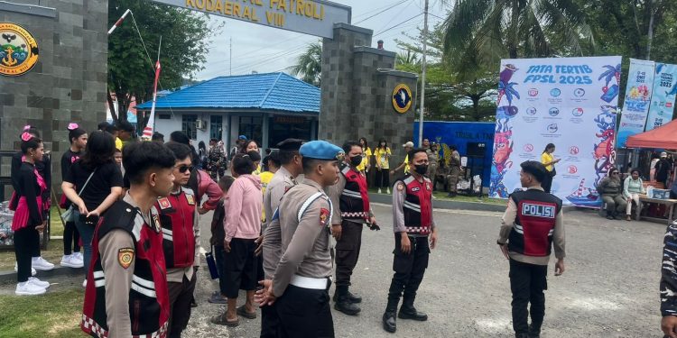 Polres Bitung Kerahkan Ratusan Personel Amankan Hari Ketiga Festival Pesona Selat Lembeh 2025