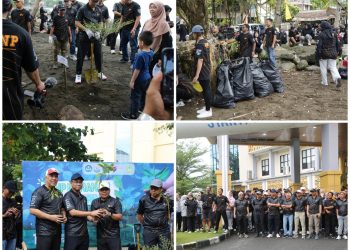 Rayakan Dies Natalis ke-71 dengan Aksi Peduli Lingkungan di Pantai Parkit