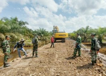 Pra TMMD Kodim 0401/Muba Dimulai untuk Buka Akses Jalan 3 Kilometer di Sungai Lilin