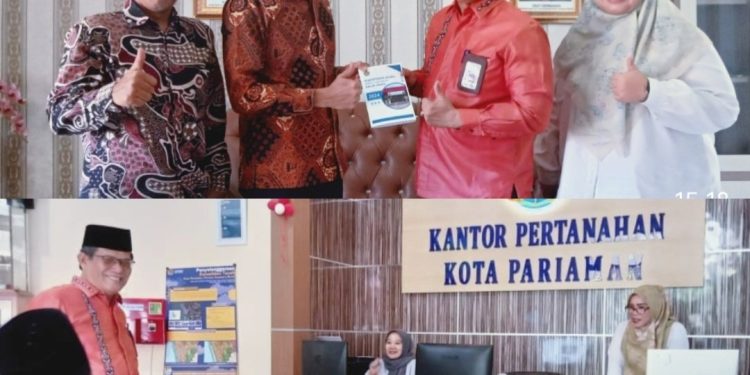 Sinergi Kakankemenag Kota Pariaman dan Kantor Pertanahan untuk Penerapan Zona Integritas