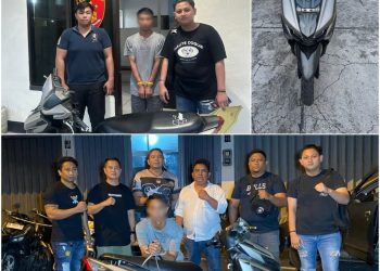 Kolaborasi Polres Bitung dan Polda Sulut, Pelaku Curanmor Ditangkap di Manado