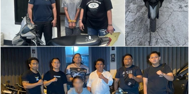 Kolaborasi Polres Bitung dan Polda Sulut, Pelaku Curanmor Ditangkap di Manado