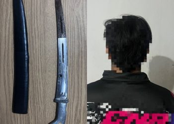 Polres Bitung Amankan Remaja Bawa Badik di Batu Putih Bawah