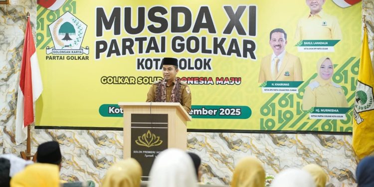 Wali Kota Solok Ikuti Musda XI Partai Golkar di Kota Solok