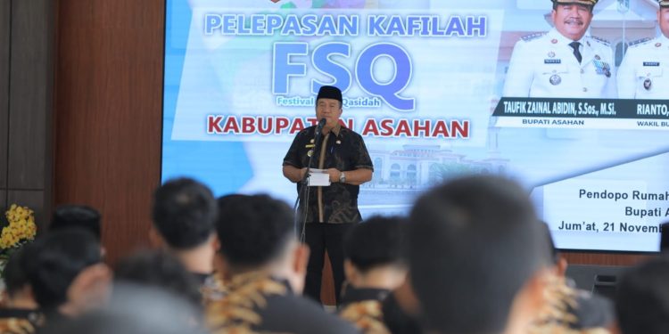Bupati Asahan Lepas Kontingen Festival Seni Qasidah Sumut 2025