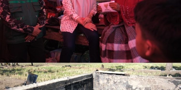 Peduli Bupati Gowa Salurkan Bantuan dan Rehabilitasi Rumah Korban Kebakaran