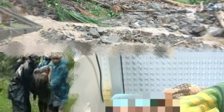 Longsor di Tanjung Raya Akibatkan 10 Rumah Hancur, 2 Warga Tewas dan 3 Hilang