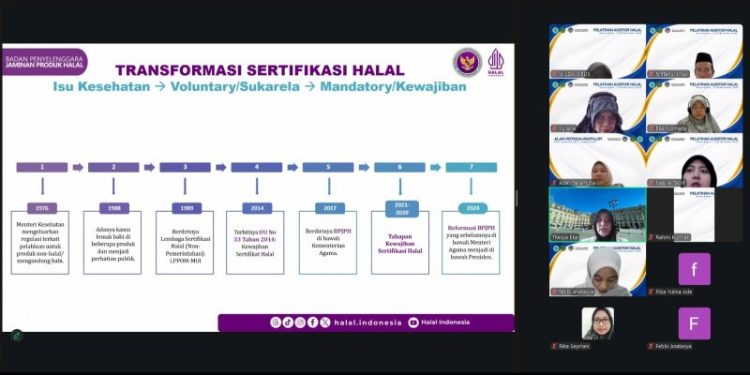 Gelar Pelatihan Auditor Halal Perdana, UPT Halal Center Siap Penuhi Kebutuhan LPH