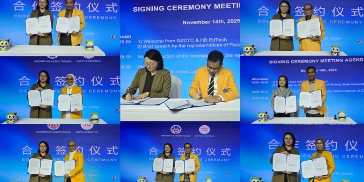 Perkuat Kolaborasi Internasional UNP melalui Kerja Sama dengan GZCTC Guizhou